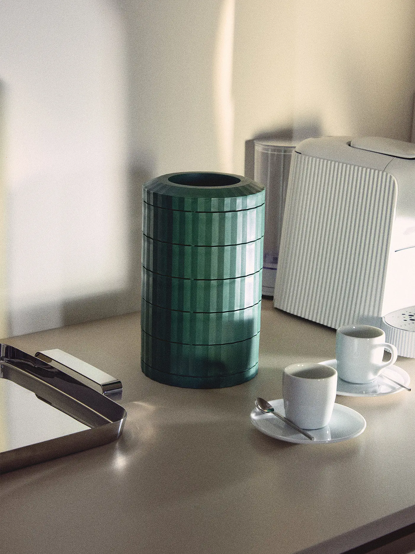 ALESSI | Kaffeekapselhalter PLISSE Gruen | 